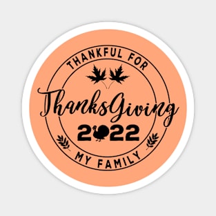 Thanksgiving Family Matching Magnet